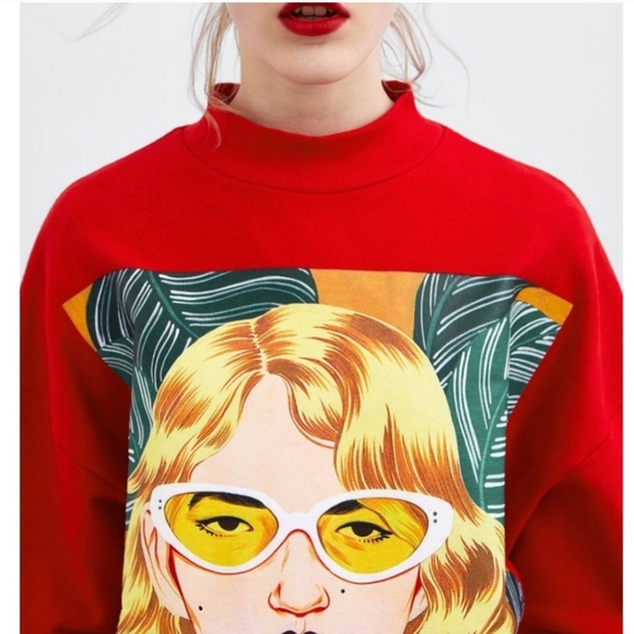 Zara Women in Art x Bijou Karman Sweater Small - Picture 3 of 11